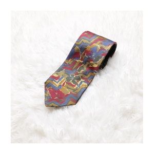 Fendi Camouflage Print Silk Dress Tie Mint